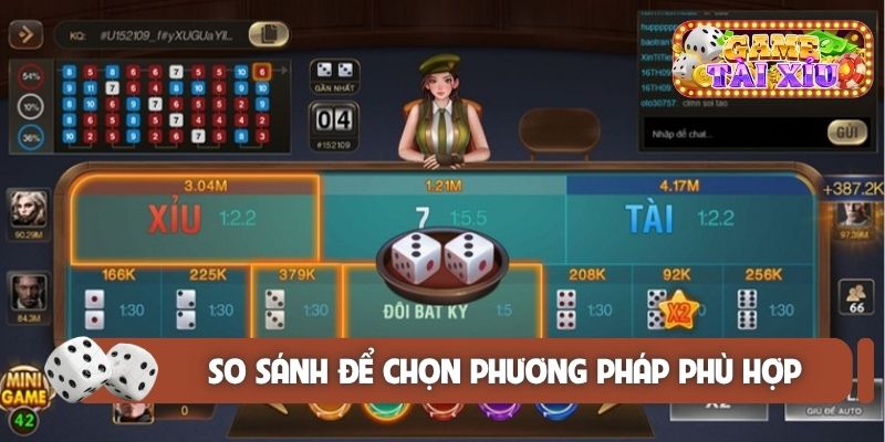 So sánh các hình thức để chọn phương pháp phù hợp