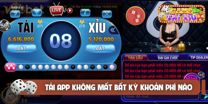 Tải app không mất bất kỳ khoản phí nào